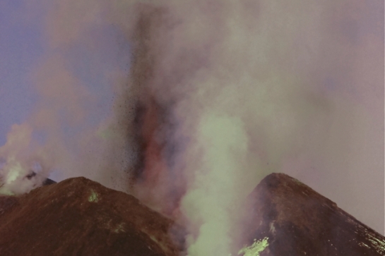 Etna lava fountain